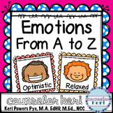 Emotions/Feelings from A to Z Posters