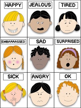 Bilingual Emotions Flash Cards + activity Freebie by Resources Maker