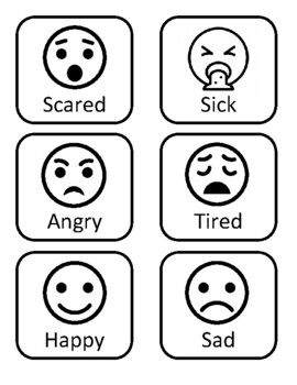 Emotions Flashcards by Pre-School by Mel | TPT