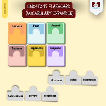 Preview of Emotions Flashcards (Vocabulary Expander)