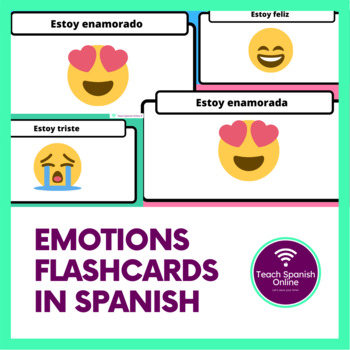 Lenguaje posicional Flashcards sentimientos emociones 