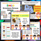 Emotions Game Bundle and writing activity