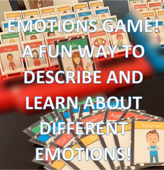 Preview of Emotions Describing/Guessing Game!