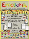 Identifying Emotions and Talk About Your Feeling Poster Set