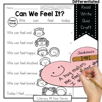 Preview of Emotions/SEL/Social Emotional - Literacy & Craft