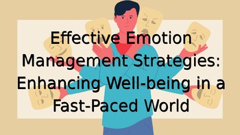 Preview of Emotions Management Strategies PPT Emotional Intelligence Understanding Emotions