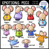 Social Skills Emotions Mice Clip Art SEL Images Color Black White