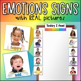 Emotions & Moods Signs with Real Pictures