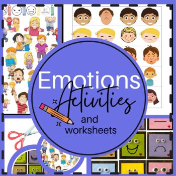 Emotions: Perceptual Activities and Worksheets by WriteAbility | TpT