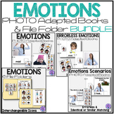 Emotions Photo Matching Adapted Book and File Folder BUNDL