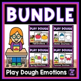 Emotions Play Dough Mats SEASONAL BUNDLE | Social Emotiona
