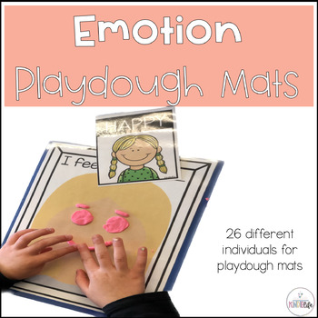 Preview of Emotions Playdough / Loose Part Mats