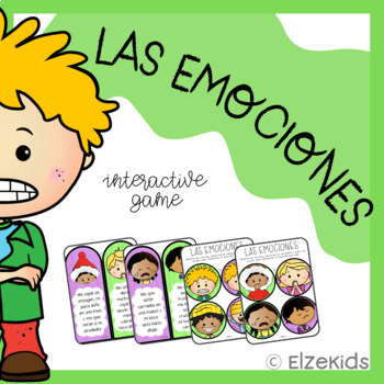 Posters de las emociones/ Tarjetas de vocabulario by Elze Kids Online