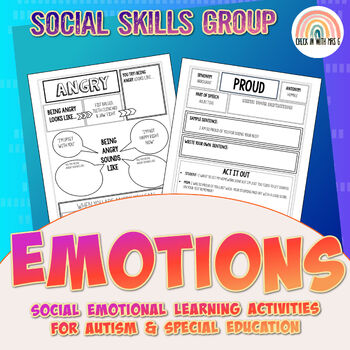 Preview of Emotions: Social Emotional Learning Activities for Autism and Special Ed