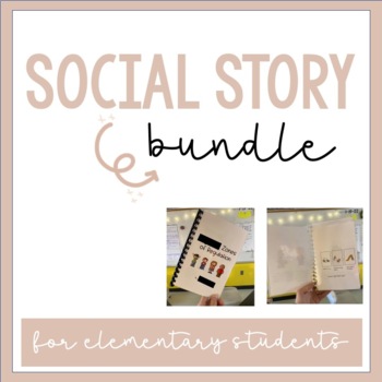 Preview of Emotions Social Story BUNDLE