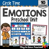 Emotions Activities & Lesson Plans Unit for Preschool Pre-K
