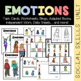 Emotions Vocabulary Unit (sped/autism/middle/high school)