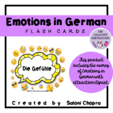 Emotions Vocabulary in German- Flash cards