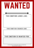 Emotions Wanted Poster
