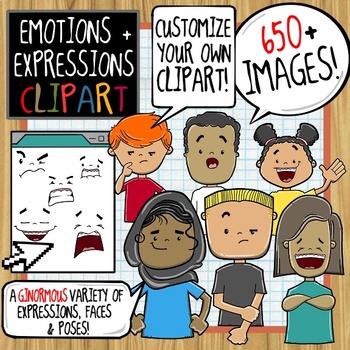 Preview of Emotions and Expressions ClipArt