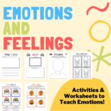 Emotions and Feelings Activities for Social Emotional Learning