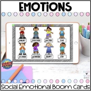 Preview of Emotions and Feelings Boom Cards