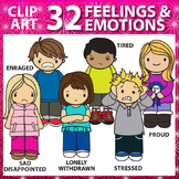 Emotions and Feelings Clip Art Super Pack