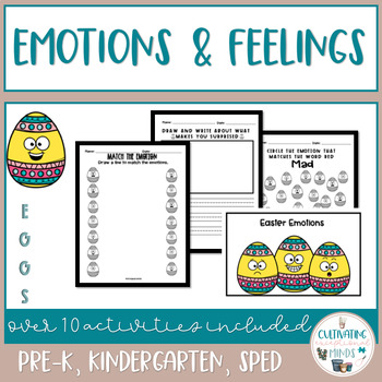Preview of Emotions and Feelings | Easter Social Skills  | Social Skills Curriculum