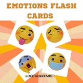 Free Emotions and Feelings Flashcards, Emojis Cards Montes