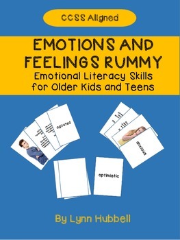 Preview of Emotions and Feelings Rummy: Emotional Literacy Skills for Older Kids and Teens