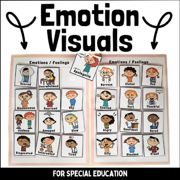 Preview of Emotions and Feelings Visuals for Special Education & Social Emotional Learning