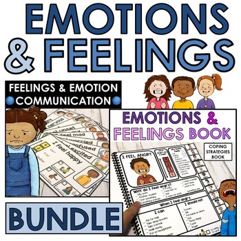 Preview of Emotions and feelings behavior & self regulation calming social skills supports