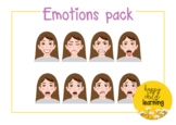 Emotions pack - girl 2