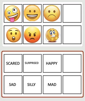 Preview of Emotions sort