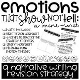 Emotions that Show, not Tell: A Narrative Writing Revision