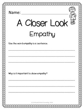 Empathy Activities Pack by Enthused School Counseling | TpT
