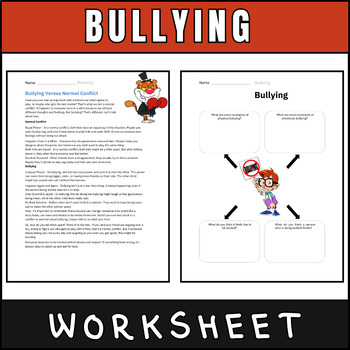 Preview of Empathy Builders : Worksheets for Understanding and Tackling Bullying
