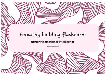Preview of Empathy Building Flashcards Ages 4-8