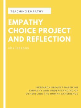 Preview of Empathy Choice Project [Distance Learning Compatible]