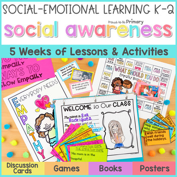 Preview of Empathy, Kindness, & Perspective Taking - SEL Social Skills Lessons & Activities