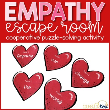 Preview of Empathy Escape Room: Empathy Activity for School Counseling