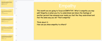 Preview of Empathy Google Slides 