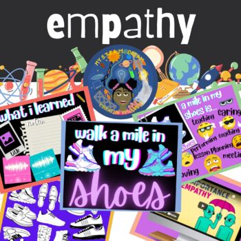 Preview of Empathy Lesson- "Walk A Mile In My Shoes"