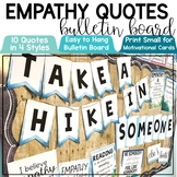 Empathy Posters Reflection Activity Bulletin Board Social 