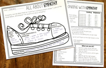 empathy worksheets free by counselor chelsey tpt