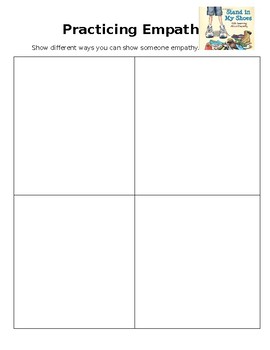 Empathy Worksheet by TeacherLCG | TPT