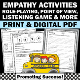 Empathy Worksheets Social Emotional Learning Scenarios Act