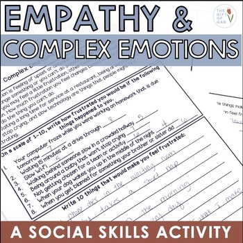 Preview of Empathy Worksheets | Social Emotional Learning Activities