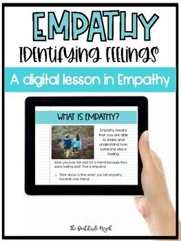 Preview of Empathy and Feeling Identification- digital lesson
