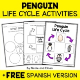 Emperor Penguin Life Cycle Activities + FREE Spanish